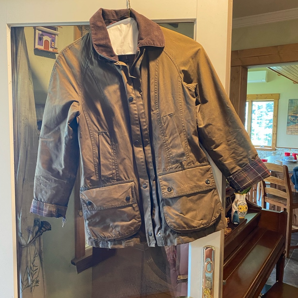 Barbour Jacket with Corduroy Collar